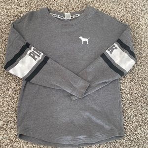 VS PINK grey sweatshirt